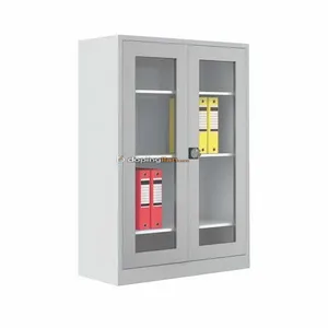 AKBÜRO Çelik Dosya Dolabı 130luk CAMLI