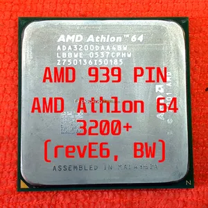 939 Pin AMD Athlon 64 3200+ (rev. E6, BW) İşlemci-CPU