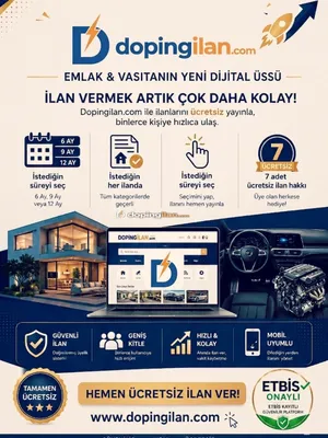 Ücretsiz ilan ver 