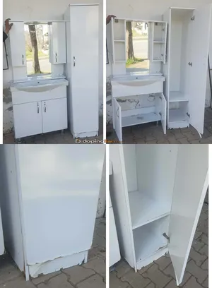 Banyo dolabı ve banyo dolabı üst dolapları detayları okuyunuz