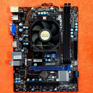 MSI A55M-E33 FM2+ DDR3 Anakart ve AMD A6-5400K İşlemci Üzerinde