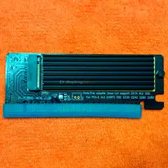 NVMe M.2 SSD Adaptör ve Soğutucu PCI Express x16 M.2 SSD Adaptör SIFIR